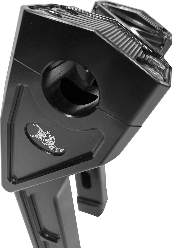 Kens Factory 563-03070 KFR-01 NL 1" X-RISER 8" PULLBACK BLACK