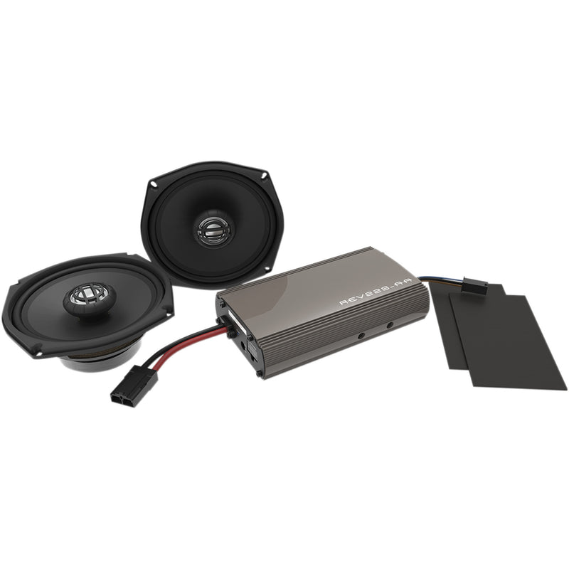 Hogtunes Rev 225 SG Speaker Kit - 225 SG KIT-AA For Harley Touring 1998-2013