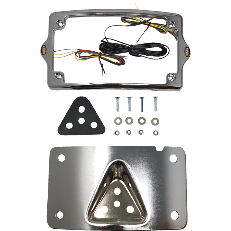 KODLIN USA 2030-2311 KUS20351 Elypse 3-1 LED License Plate Kit - Amber/Red/White - Chrome