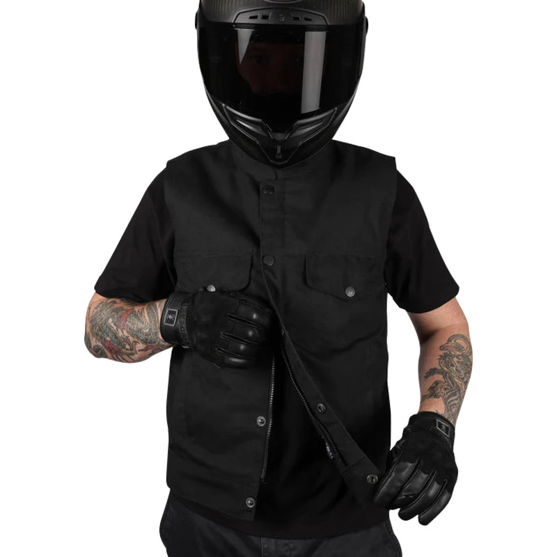 THRASHIN SUPPLY CO. Nightrider v2 Riding Vest Black