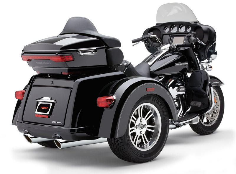 Cobra 909-Twins 4" Slip-ONS Chrome TRI-Glide - 6303 For Harley Touring 2009-2023