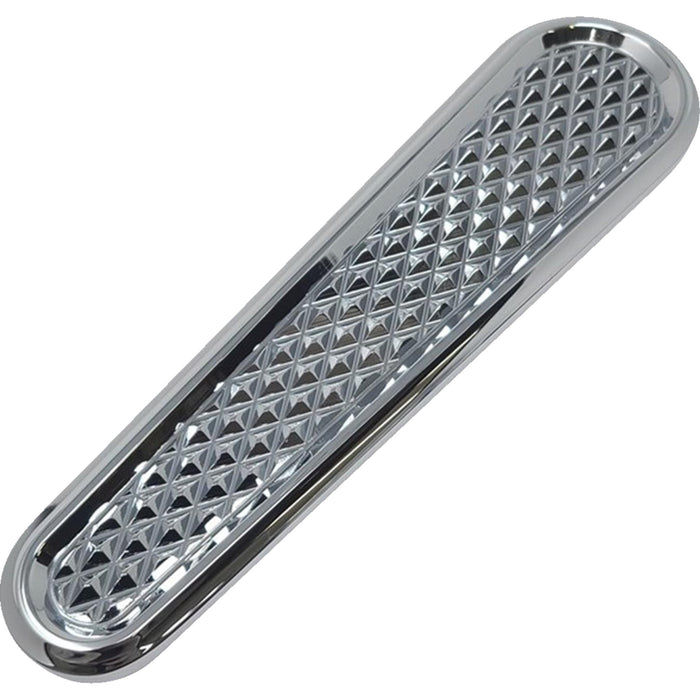 COVINGTONS 2202-0302 C3053-C Dash Insert — Street Glide - Diamondback - Chrome