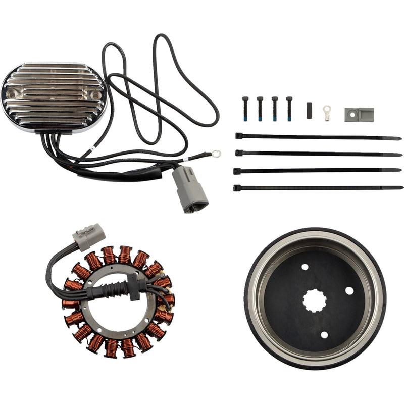 Drag Specialties Charging System - 2112-0096 For Harley Softail / 15th Anniversary 2001-2006