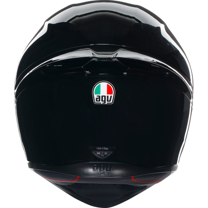AGV 0101-15641 2118394003027L K1 S Solid Helmet K1 S Helmet - Black - Large
