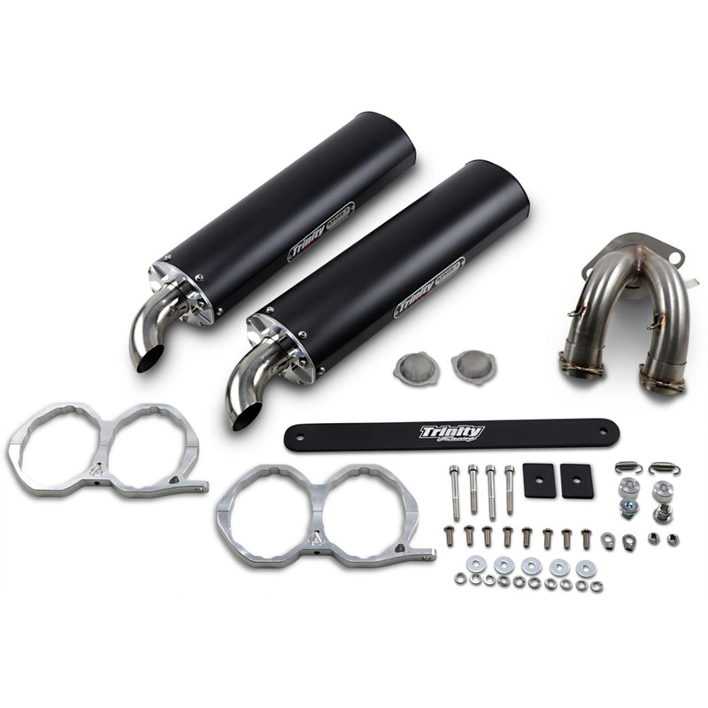 Trinity Racing Stage 5 Muffler - TR-4118S-BK Polaris RZR 2015-2023