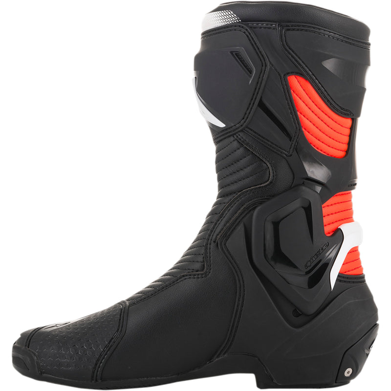 ALPINESTARS SMX Plus Boots Black/White/Red - Fluorescent US / EU