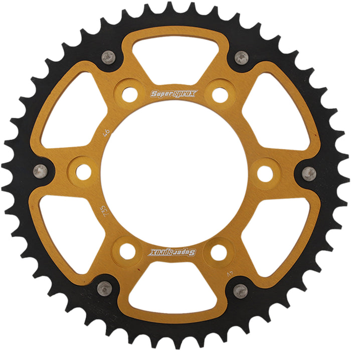 SUPERSPROX 1210-2184 RST-735-46-GLD Stealth Rear Sprocket 46 tooth - gold - ducati