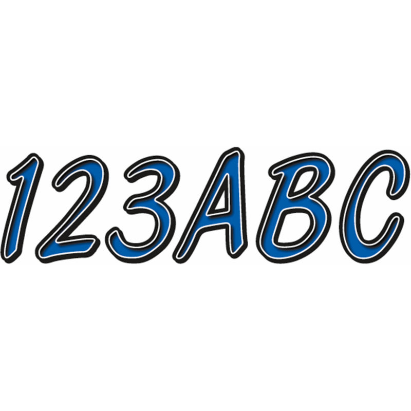 HARDLINE BLBKG400 BLBKG400 Watercraft ID Kit I.D. Sticker Kit - 400 Series - Blue Gradation