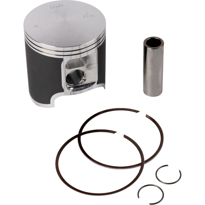 VERTEX 0910-3186 23761C Piston Kit Cast Replica for 2 Stroke Piston Kit - 71.95 mm - Gas Gas EC300 | Rieju MR Racing 300