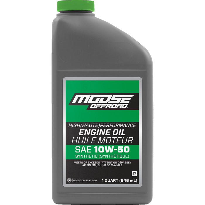 MOOSE OFFROAD 3601-0918 219381 Synthetic Engine Oil 10w50 - 1 us quart