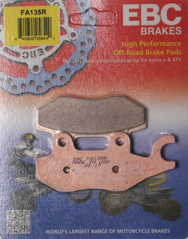 EBC Brake Pads - FA135R For ATK Dirt Bikes 1993-1996 | Bennche Bighorn / Spire / Cowboy 2013-2016 | Can-Am Commander / Ryker 2011-2015