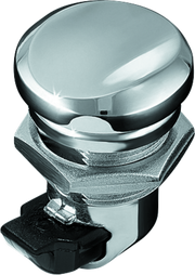 Kuryakyn 1467 Push-button Fuel Door Latch Chrome - Photo - Primary