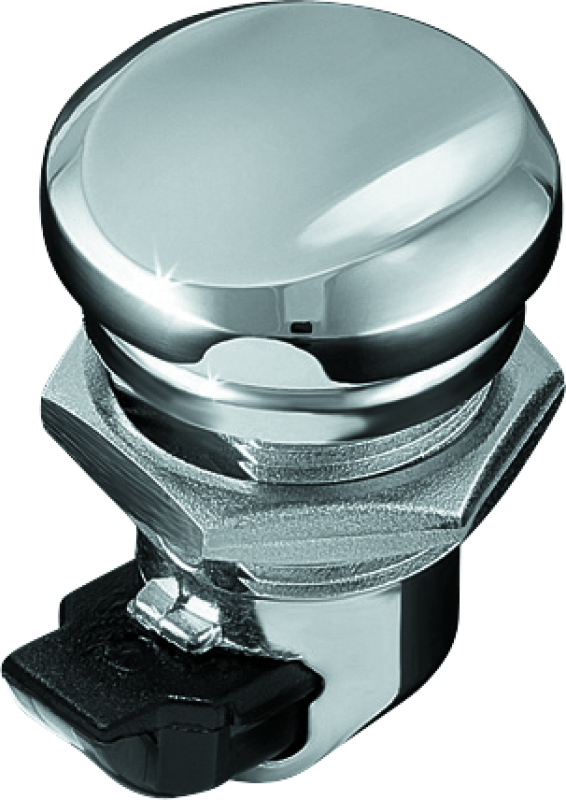Kuryakyn 1467 Push-button Fuel Door Latch Chrome - Photo - Primary