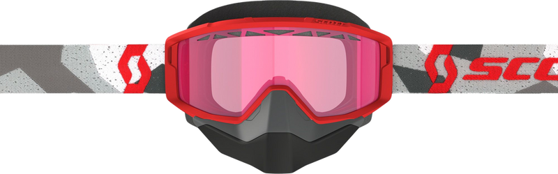 Scott 51-5661 278606-7434134 PRIMAL SNOW CROSS GOGGLE CAMO WHITE/RED ROSE TINT