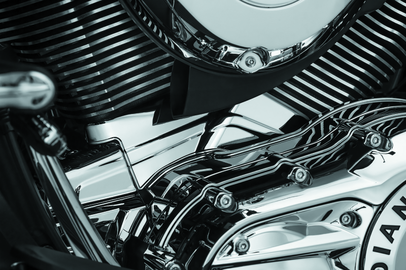 Kuryakyn 5737 Cylinder Base Cover Indian Models Chrome - User 1