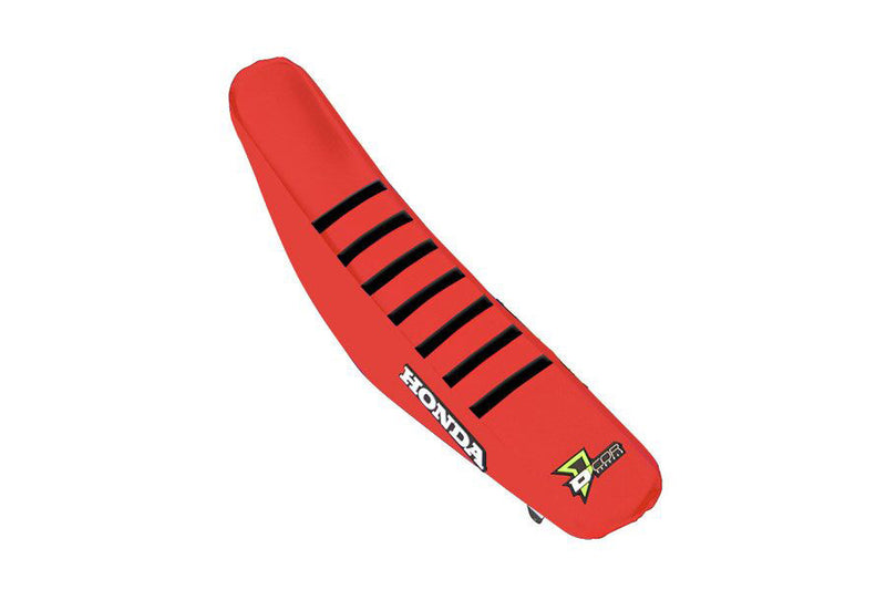 D'cor Visuals D-Cor Seat Cover RED With Ribs - 30-10-458 Honda CRF450R / CRF450RX / CRF250R 2017-2021
