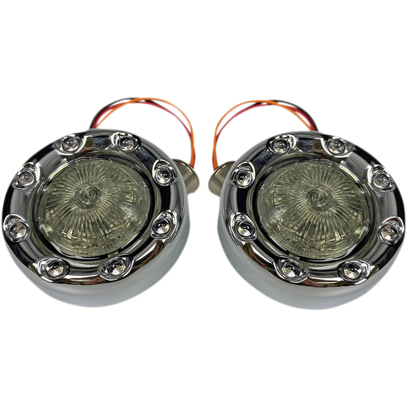 Custom Dynamics ProBEAM® Turn Signal - PB-BR-AW-57-CS For Harley Motorcycles 1984-2025
