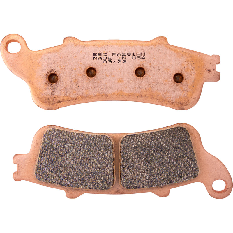 EBC Brake Pad - FA281HH For Honda Reflex / NSS250A Reflex / NSS250AS Reflex Sport / Silver Wing 2001-2010 | Kawasaki Vulcan 2015-2024