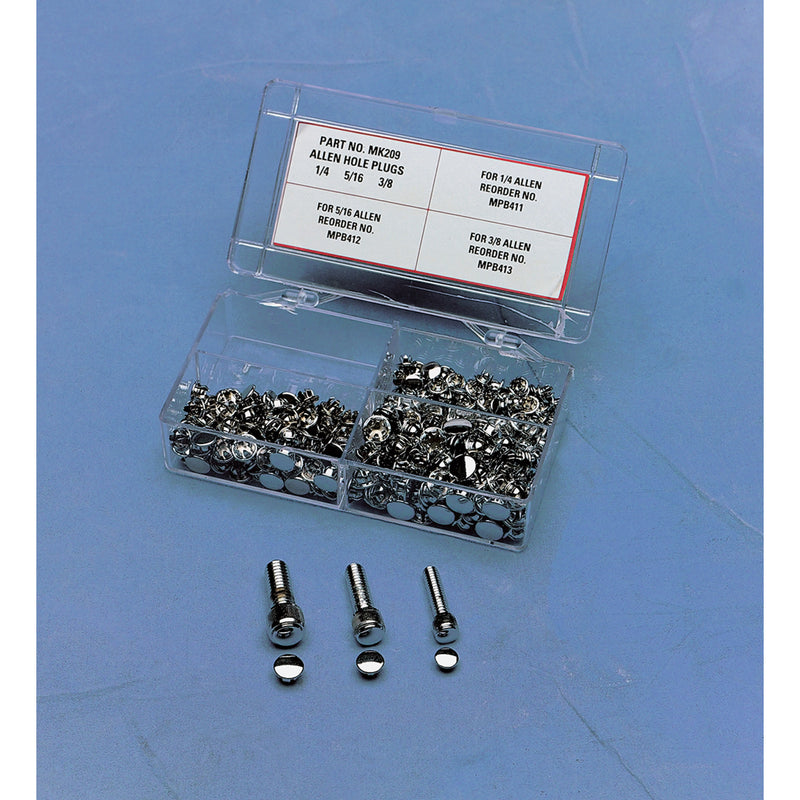 DRAG SPECIALTIES DS-190979 End Plug Assortment Assortment - Socket Head Plug - Tray