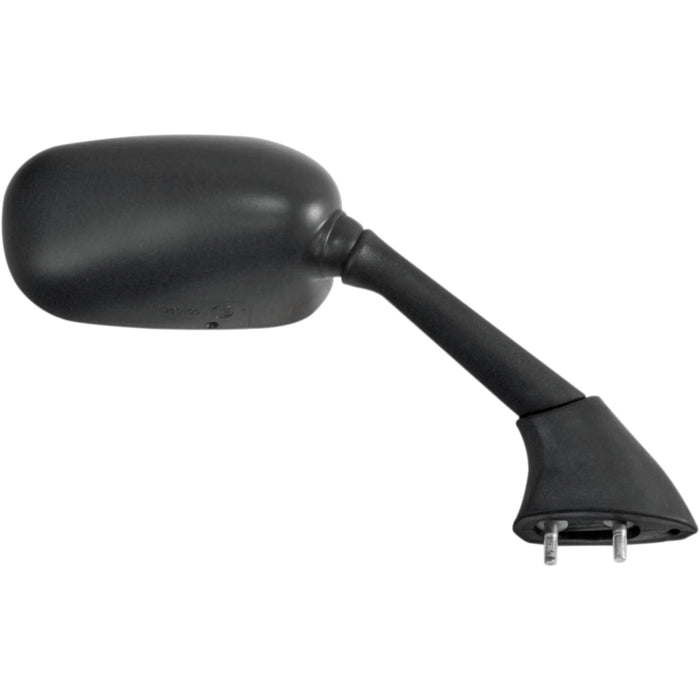 EMGO 0640-0511 20-37441 OEM-Style Replacement Mirror Mirror - Side View - Rectangle - Black - Right
