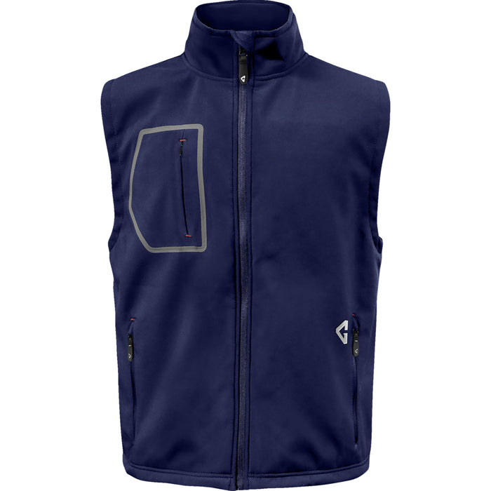 GERBING HEATED CLOTHING 2830-0716 GERTVST7VMNM 7V Torrid Softshell Heated Vest 2.0 navy - medium