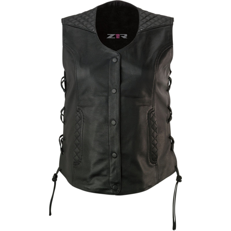 Z1R Women's Gaucha Vest Black