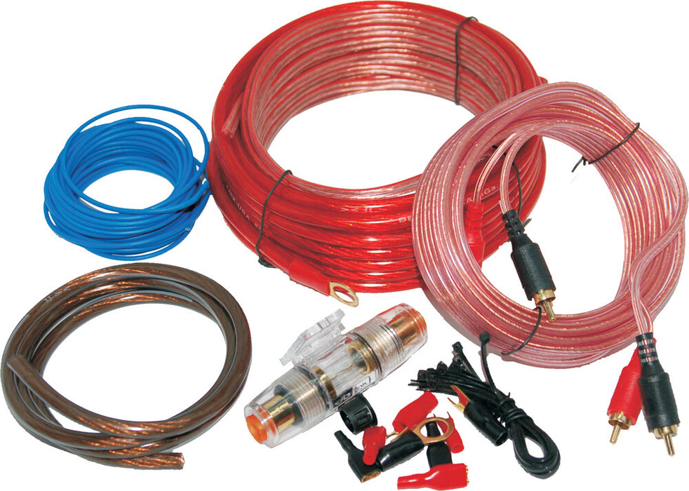 Namz Custom Cycle 850-08203 NAPK-8G AMP POWER KIT SPEAKER WIRE ASSORTMENT FUSES HOLDER AGU