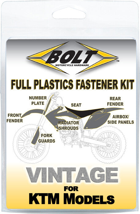 Bolt Full Plastic Fastener - KTM-9802102 KTM Dirt Bikes 1998-2002