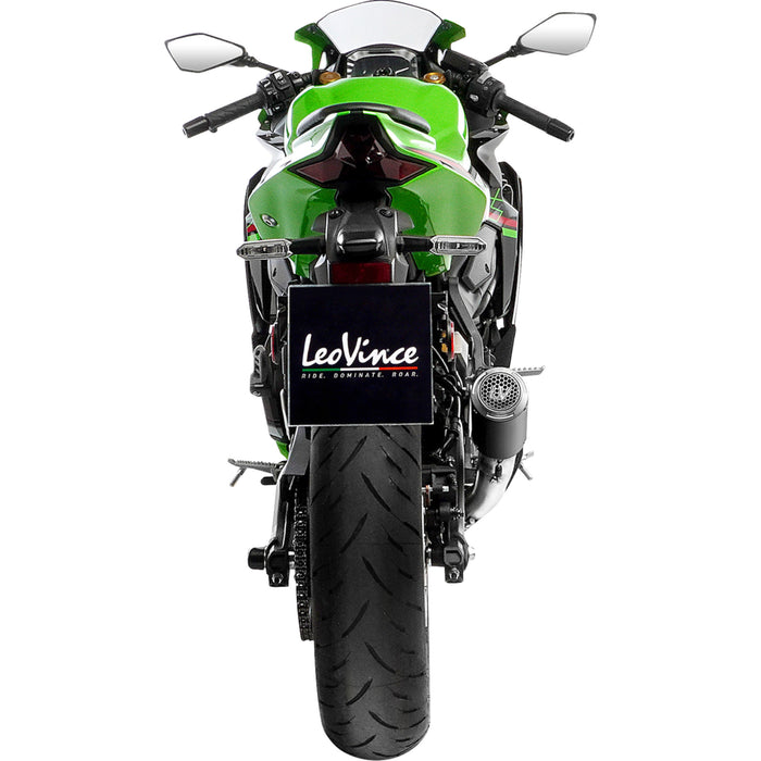 LEOVINCE 1811-4843 15409SBU LV Corsa S Black Edition Slip-On Muffler kawasaki zx-4r/rr