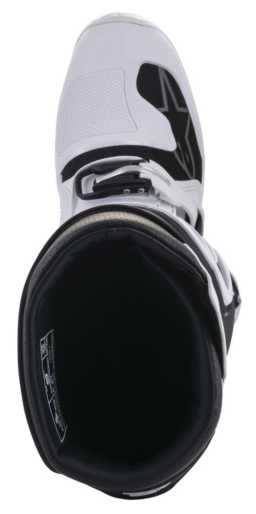 Alpinestars 482-22510 2012014-21-10 TECH 7 BOOTS WHITE/BLACK SZ 10