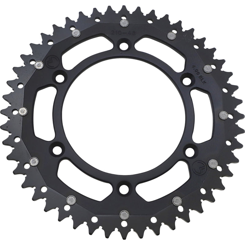 MOOSE OFFROAD 1210-1460 1210-210-48-10X Dual Sprocket black - 48 tooth
