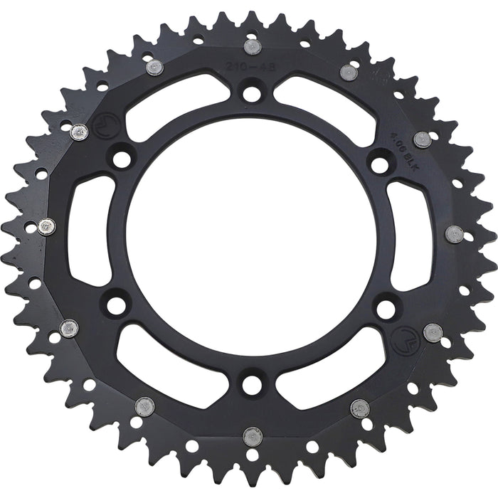 MOOSE OFFROAD 1210-1460 1210-210-48-10X Dual Sprocket black - 48 tooth
