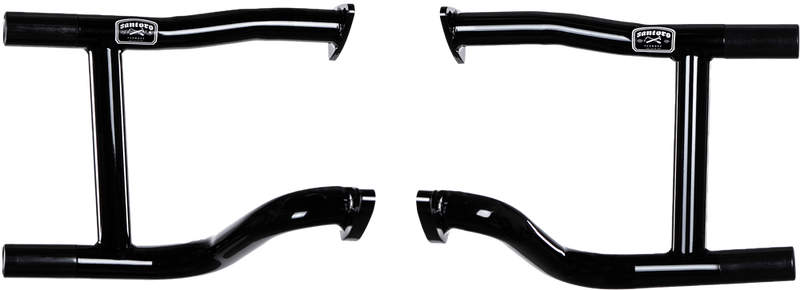 Santoro Fabworx NOT YO Daddys Heavy Hitter Baggaurds GLS Black Chalenger - SF80040 For Indian Challenger 2022-2024