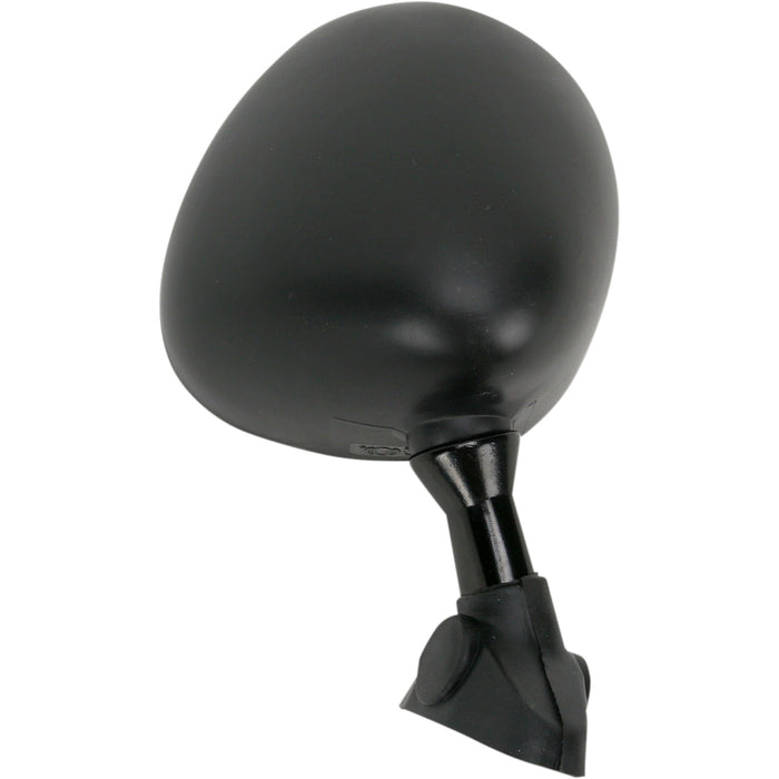 EMGO 20-86882 20-86882 OEM-Style Replacement Mirror Mirror - Side View - Round - Black - Left