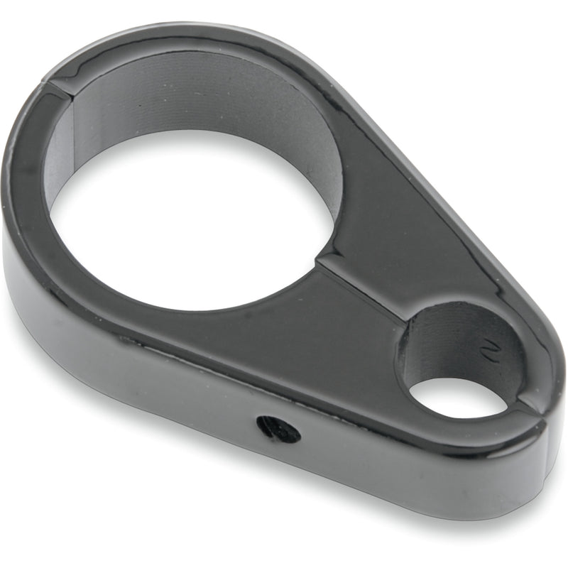 DRAG SPECIALTIES 0658-0077 Die-Cast Cable Clamp clutch - 1-1/4" frame - black