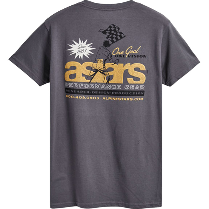 ALPINESTARS 3030-23341 123372150182XL Flagged T-Shirt charcoal - 2xl