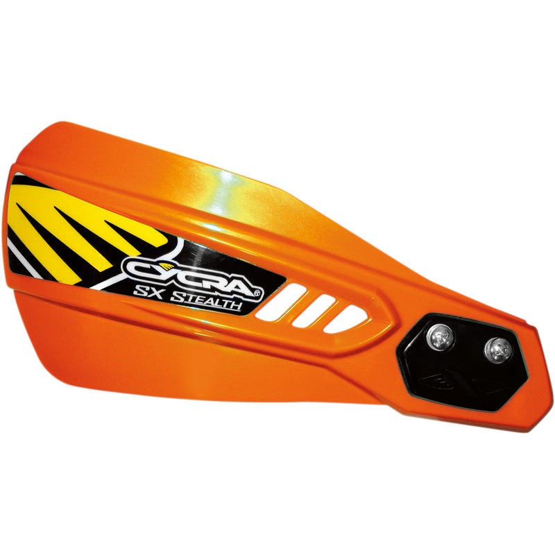 CYCRA 0635-0202 1CYC-0015-22X Stealth Alloy Racer Pack Handguards - Stealth - Orange