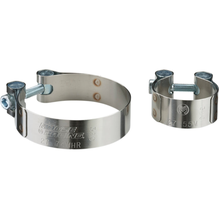 MOOSE OFFROAD 1861-0681 212-2759 Stainless Steel Exhaust Clamp Exhaust Clamp - 1.69"