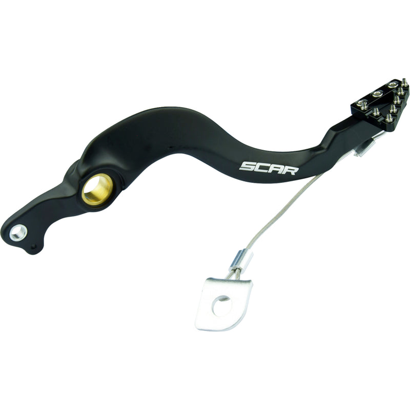 SCAR 1610-0667 RBP203BK Brake Pedal rear  - black - honda crf 250/450