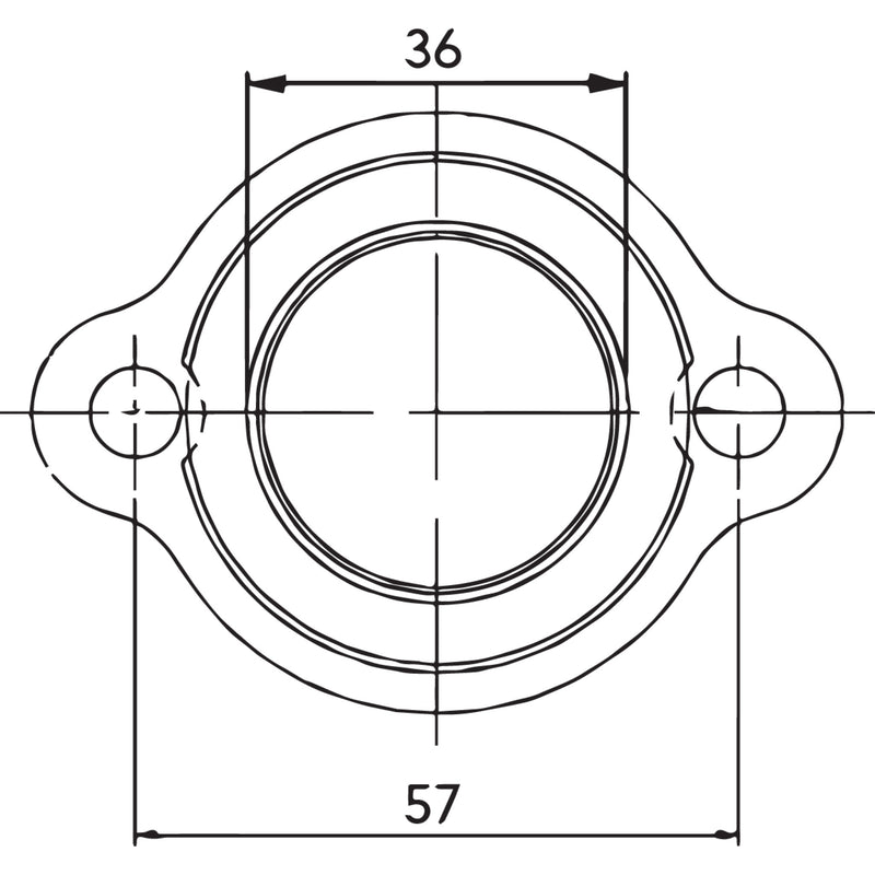 Kimpex Mounting Flange - 301700 Ski-Doo Elan 250 1980-1996