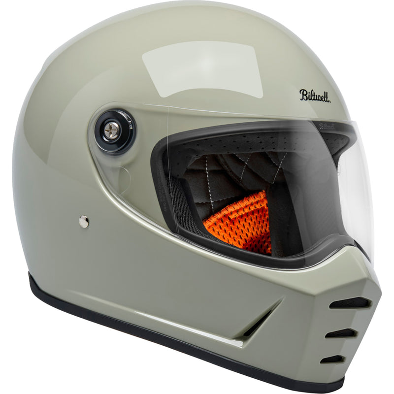 BILTWELL Lane Splitter Helmet Gloss - Chalk