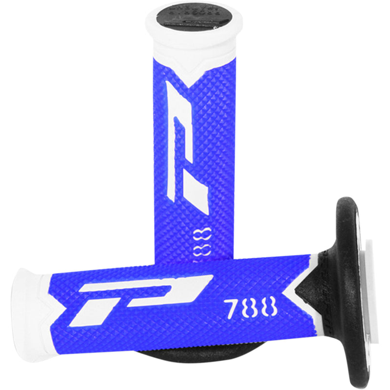 PRO GRIP 0630-1645 PA078800WBN Cross Triple Density 788 Grips Grips - 788 - White/Blue/Black