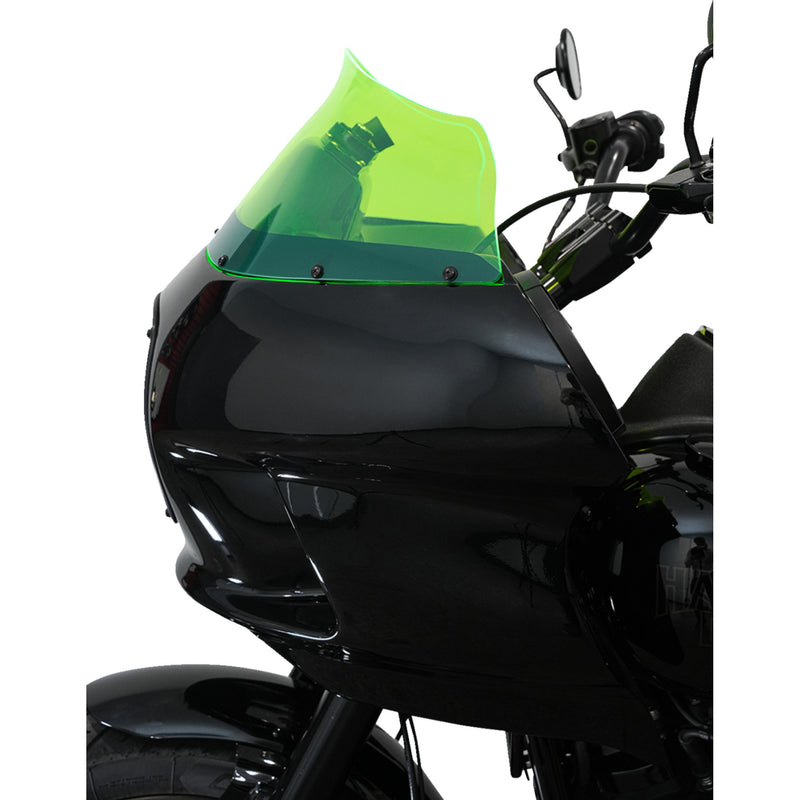 KLOCK WERKS 2310-0773 KWW-02-0610 Kolor Flare™ Windshield - 9" - Green Ice - FXRP