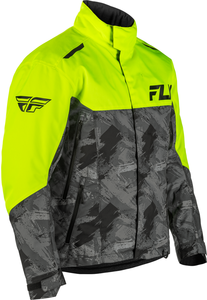 Fly Racing 470-5407X 470-5407X SNX PRO JACKET HI-VIS/BLACK XL