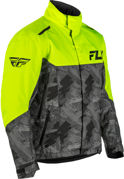 Fly Racing 470-5407YM 470-5407YM YOUTH SNX PRO JACKET HI-VIS/BLACK YM