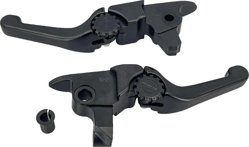 Psr Anthem Shorty Lever SET Black FLT Hydraulic Clutch - 12-01661-22 For Harley Touring 2017-2020