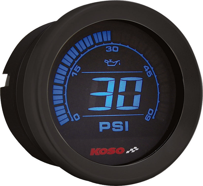 Koso North America Digital Gauge Cluster Black Bezel Flht AND Fltr - BA050903 For Harley Touring 2004-2013