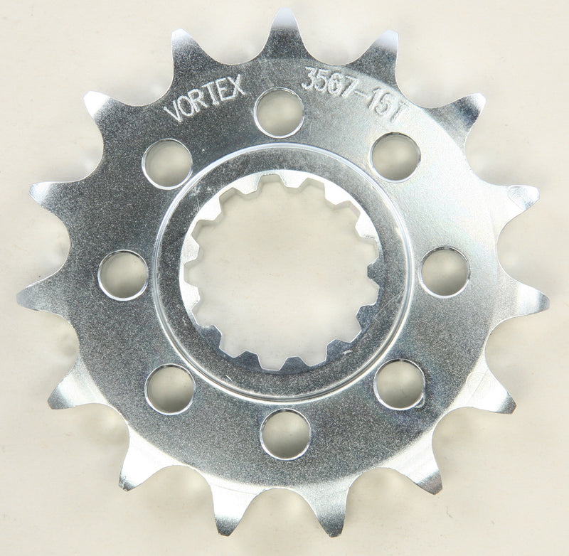 Vortex 3-356715 3567-15 FRONT CS SPROCKET STEEL 15T-525 YAM