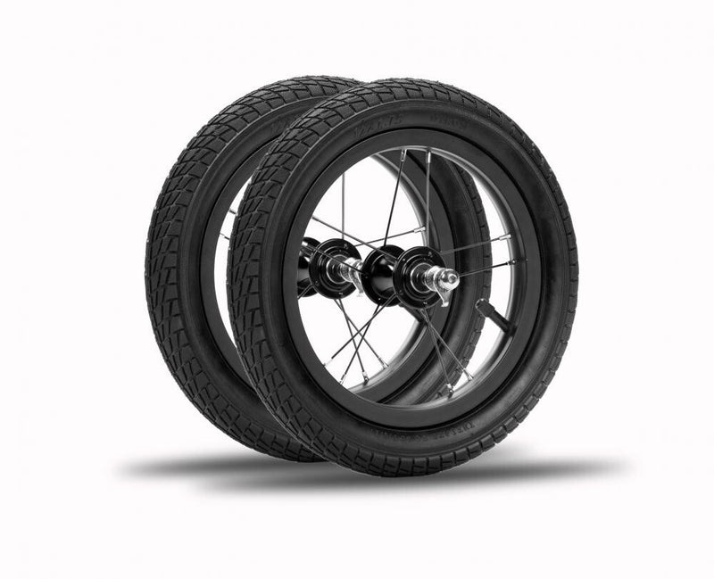 Strider 10-2423 PWHEEL-12-HT-BK HIGH TRACTION WHEEL/TIRE SET