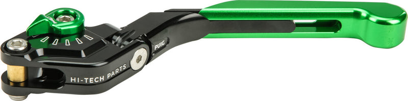 Puig Hi-tech Parts 561-00024GR 24VNV LEVER CLUTCH EXTENDABLE/FOLDABLE GREEN